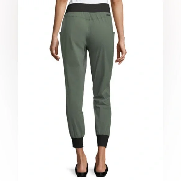 BLANC NOIR || Tech Zip-Pocket Jogger Pants in Olive Green/Black - SZ XS - Picture 3 of 8